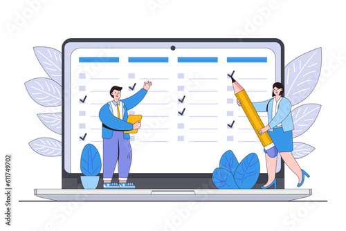 Remote Work and Telecommuting Concept with Person Managing Tasks Remotely