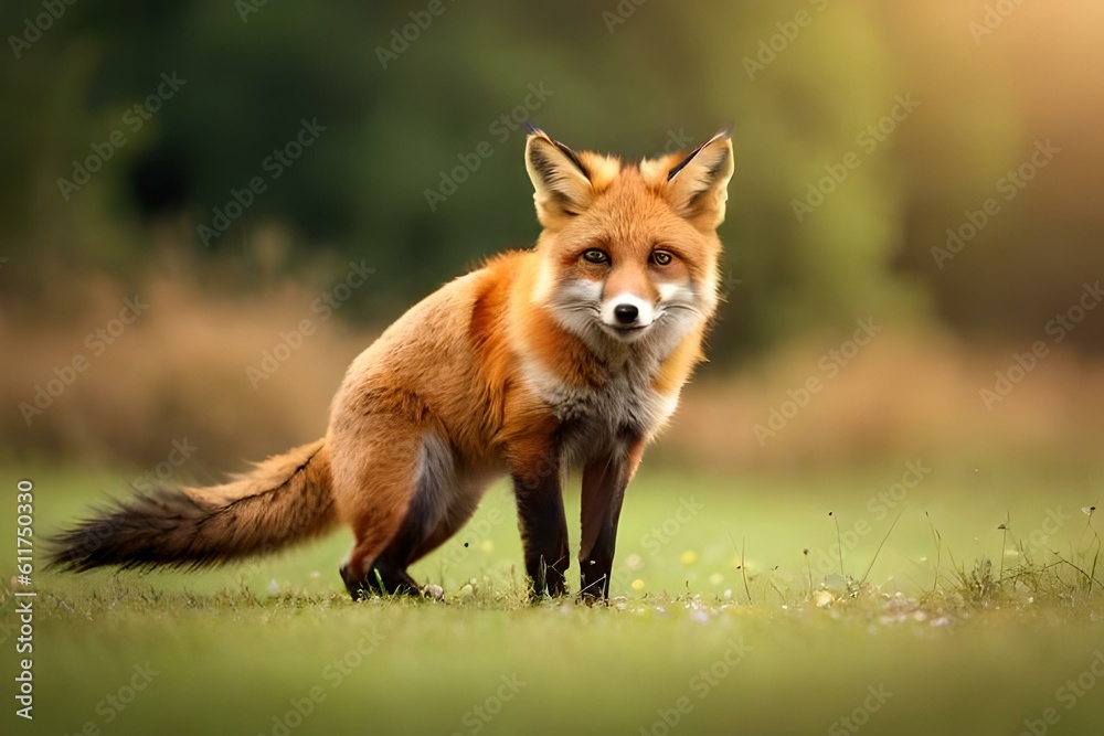 fox with smoky eyes and a touch of glitter