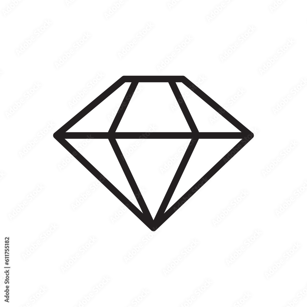 diamond icon design vector template diamond icon design vector template