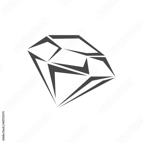 diamond icon design vector template