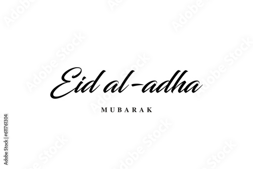 illustration vector graphic of mosque and goat in silhouette with glowing lantern for eid al adha mubarak. good for background, banner, card, poster flyer template.
