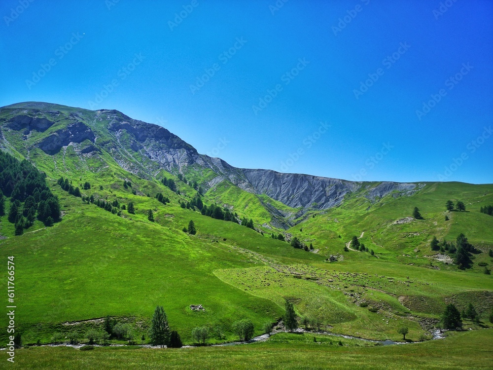 Schwarzer Berg im Mercantour National Park Französische Alpen