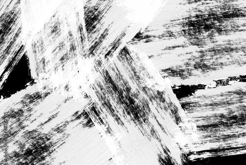 Painting texture scratched black and white background splatter paint art