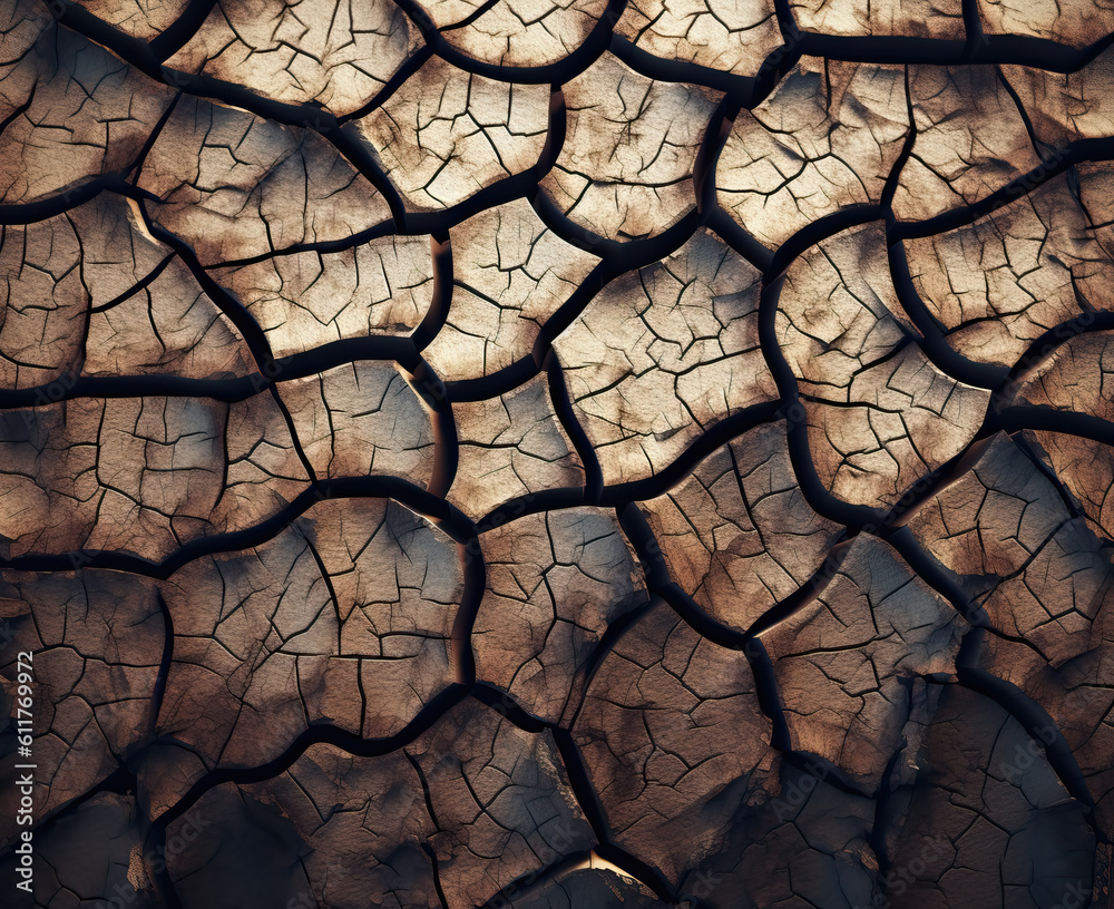 Dried cracked earthen soil. Texture of cracked earth. Dried cracked earthen soil. Texture of cracked earth.