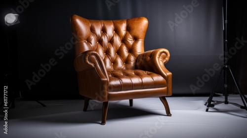 Modern design Armchair. With AI Generated