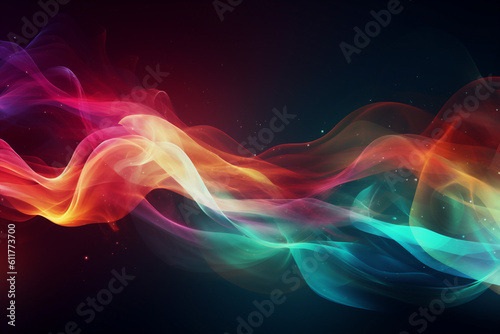 business banner wallpaper abstract night light illustration star cosmic background space. Generative AI.