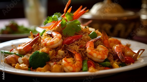 Ocean Delicacy: Seafood Fried Rice