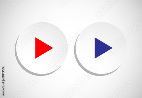 Watch now button. Watch now banner sign. Play video icon vector illustration.