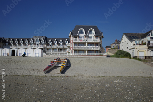 La plage in Le Crotoy, Baie de Somme in France