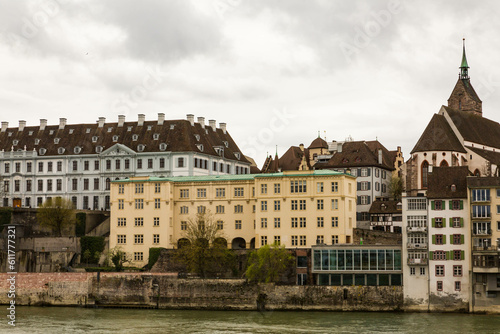 Scenes around the town of Basel Switzerland