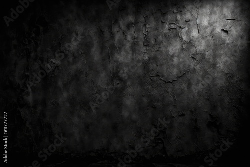 black and white photograph of a textured wall. Generative AI © AkuAku