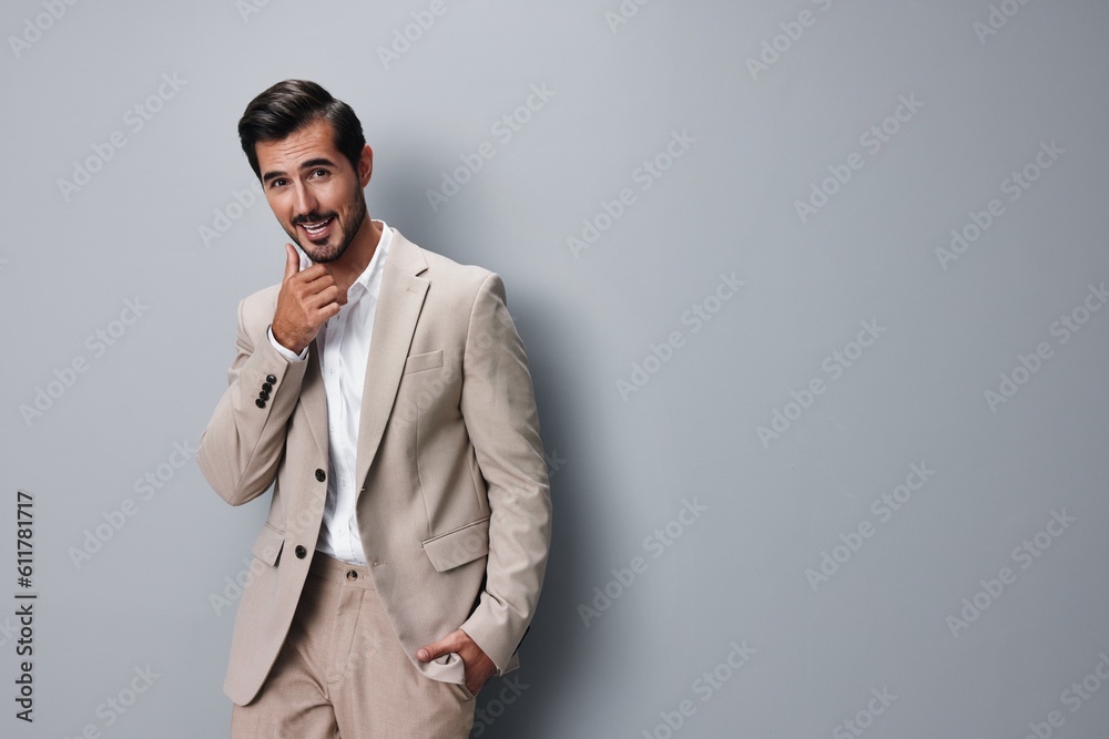 beige man handsome businessman portrait happy business smiling copyspace corporate suit beige man handsome businessman portrait happy business smiling copyspace corporate suit