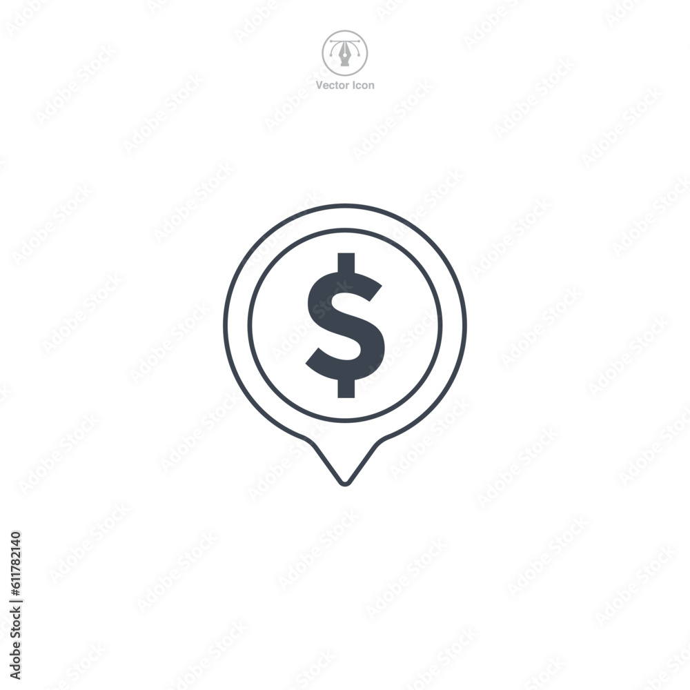 Dollar Sign icon. A crisp and recognizable vector illustration of a dollar sign, representing money, finance, and wealth. Dollar Sign icon. A crisp and recognizable vector illustration of a dollar sign, representing money, finance, and wealth.