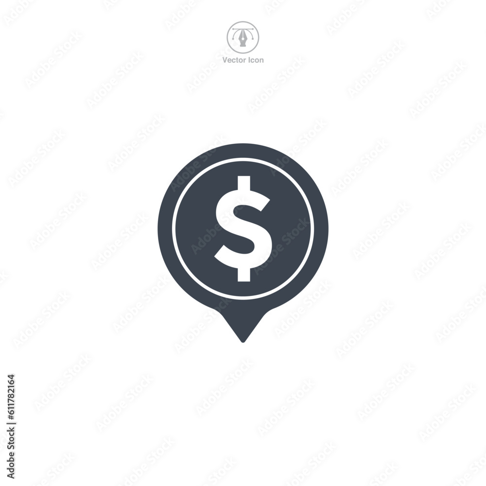 Dollar Sign icon. A crisp and recognizable vector illustration of a dollar sign, representing money, finance, and wealth. Dollar Sign icon. A crisp and recognizable vector illustration of a dollar sign, representing money, finance, and wealth.