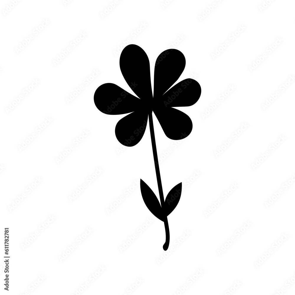 Marigold flower and leaves. Clipart. Marigold flower and leaves. Clipart.
