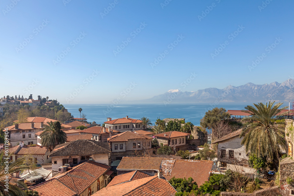 Blick über die Dächer von Antalya, Türkei