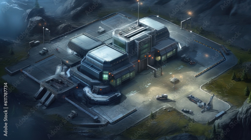 Military Base Game Artwork