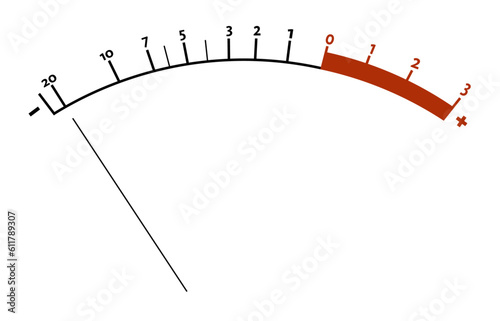 VU Sound Meter Vector