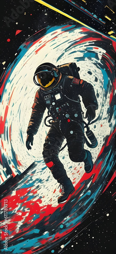 Astronauta space ia generativa