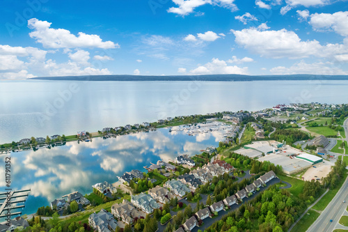 Wallpaper Mural Glimpses of Extravagance: Luxurious Boating at Bay Harbor, Michigan Torontodigital.ca