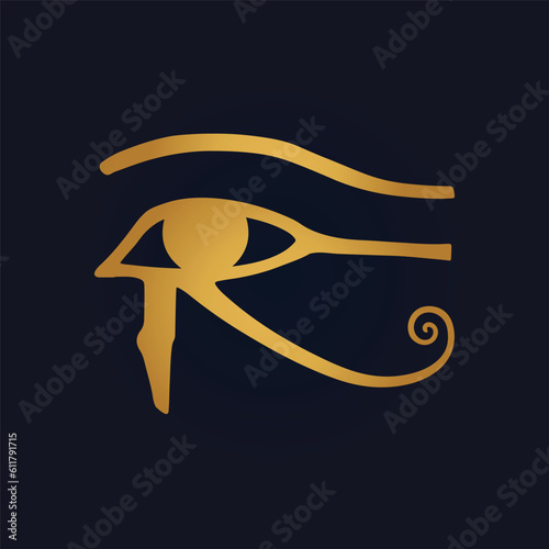 Eye of Horus - and Eye of Ra - Egyptian eye - Ankh