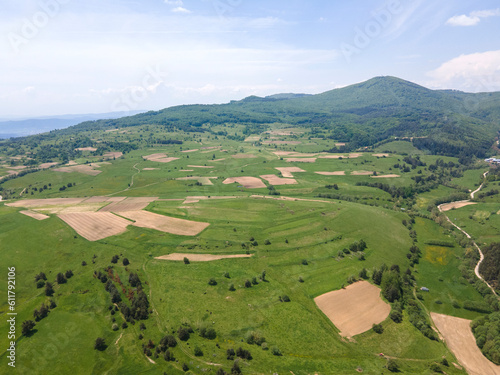 Aerial view of Sredna Gora Mountain, Bulgaria photo