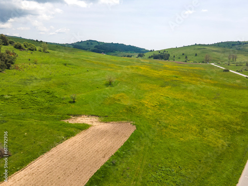 Aerial view of Sredna Gora Mountain, Bulgaria photo