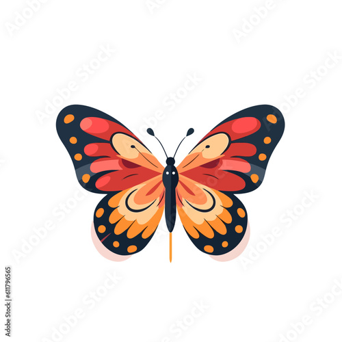 Abstract beutiful Butterfly Logo Vector illustration © Gejiart
