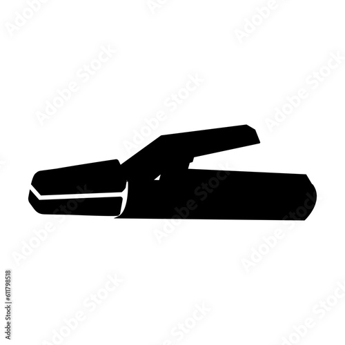 HOLDER ELEKTRODA icon silhouette design template vector