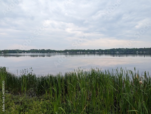 clouds over the river