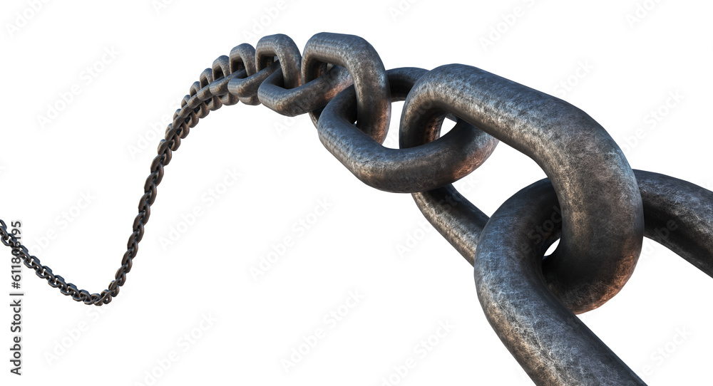 Obraz premium rusty chain