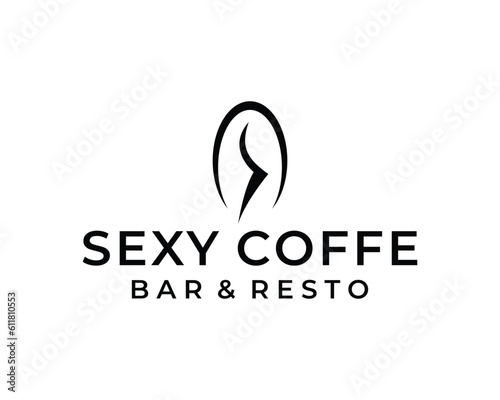 Sexy Coffee Hot Logo Design