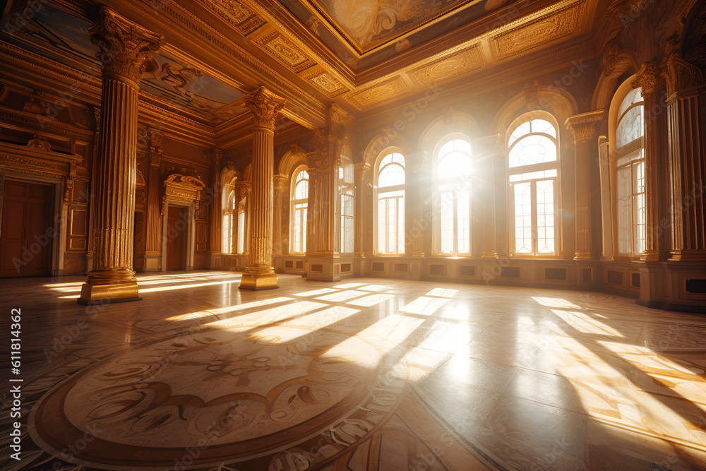 Interior of a palace - AI Technology