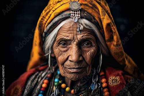 traditional old berber amazigh woman