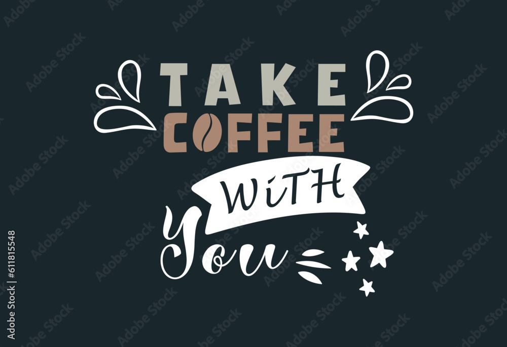 Vector take coffee with you Vector take coffee with you