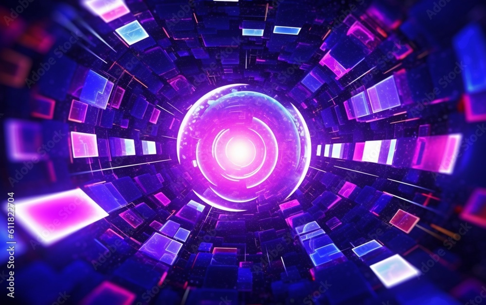 Neon Galactic Symphony: Mesmerizing Geometric Patterns and Cosmic Scenes, a Dazzling Collection for your Space-themed Dreams, Generative AI Neon Galactic Symphony: Mesmerizing Geometric Patterns and Cosmic Scenes, a Dazzling Collection for your Space-themed Dreams, Generative AI