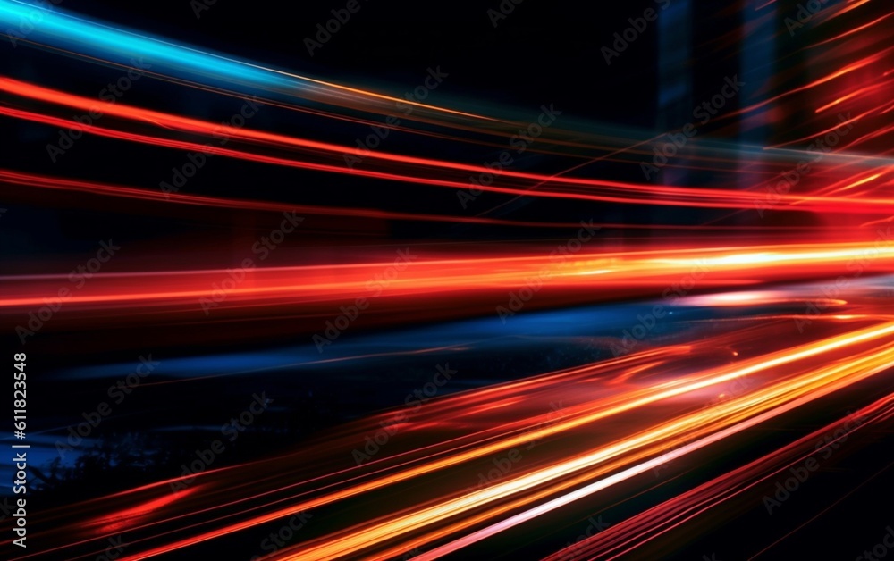 Night Rhythms: Mesmerizing Abstract Light Trails in the Urban Tapestry - High-Quality Wallpaper, Generative AI Night Rhythms: Mesmerizing Abstract Light Trails in the Urban Tapestry - High-Quality Wallpaper, Generative AI