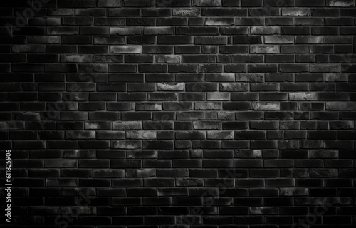 brick wall background  black brick wall  dark brick texture  gloomy grunge background