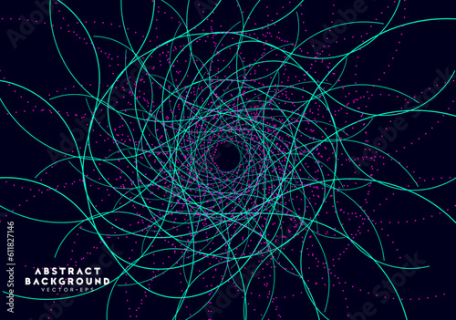 gun barrel spirral line pattern curve neon blue technology theme background for advertisement website template website template,cover landingpage label design vector eps.