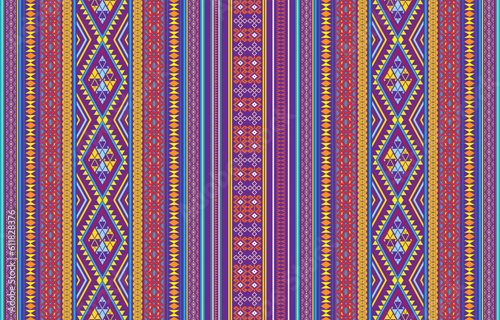 tribal pastel multicolor pastel Navajo seamless vector pattern. aztec abstract geometric art print in a sophisticated aztec style. Vector background with ethnic elements. Wallpaper, fabric, paper