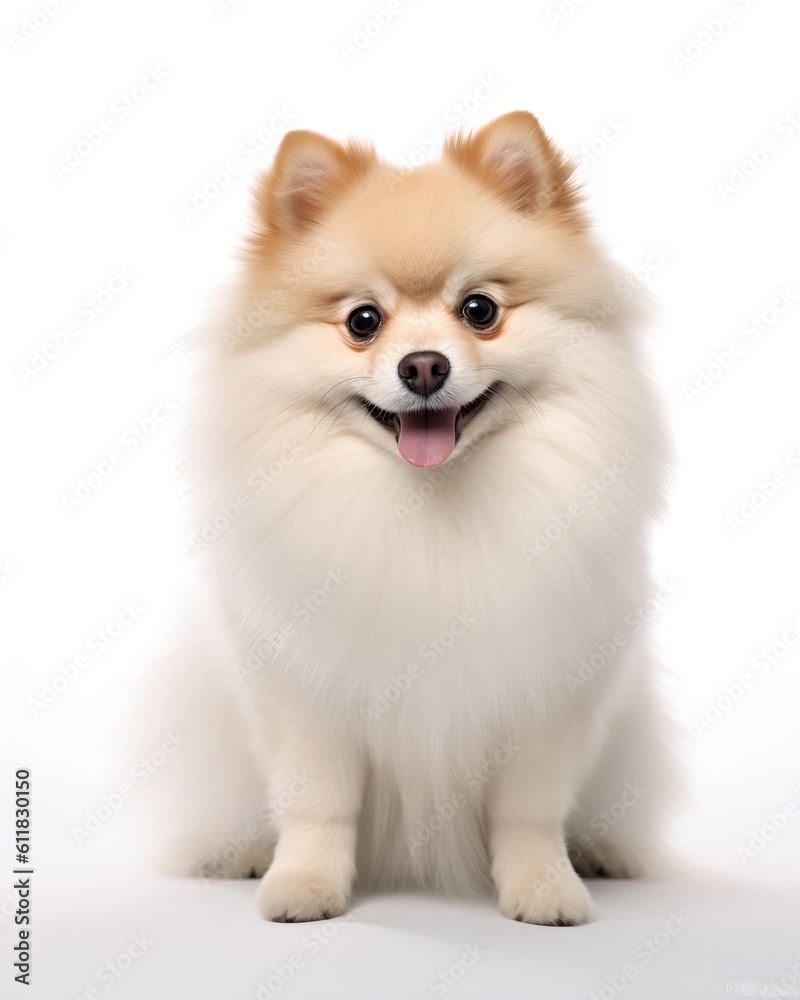 Pomeranian Sitting