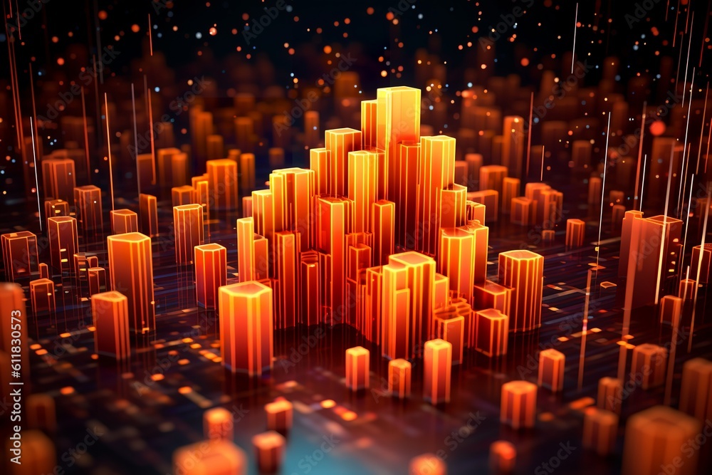 Obraz premium Big Cloud data computing concept