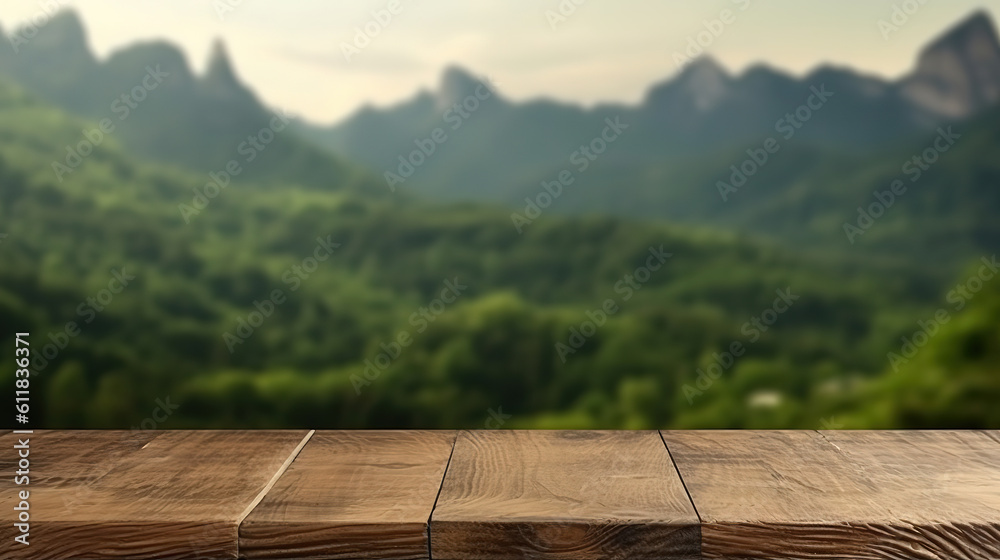 desk of free space and spring time. Generative Ai desk of free space and spring time. Generative Ai