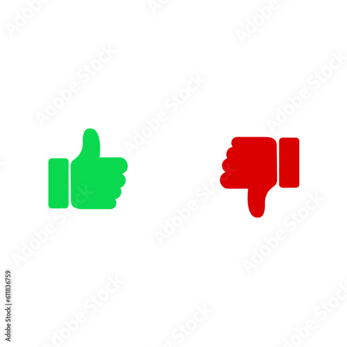 thumb up and down symbol clipart png 