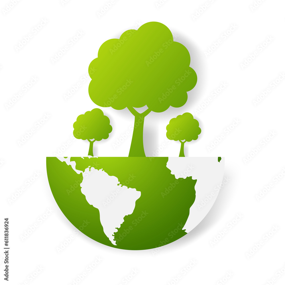 Eco Friendly concept, vector illustration Eco Friendly concept, vector illustration
