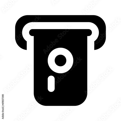 withdraw glyph icon