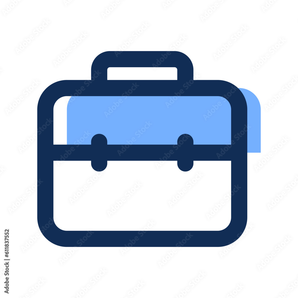 briefcase filled line icon briefcase filled line icon