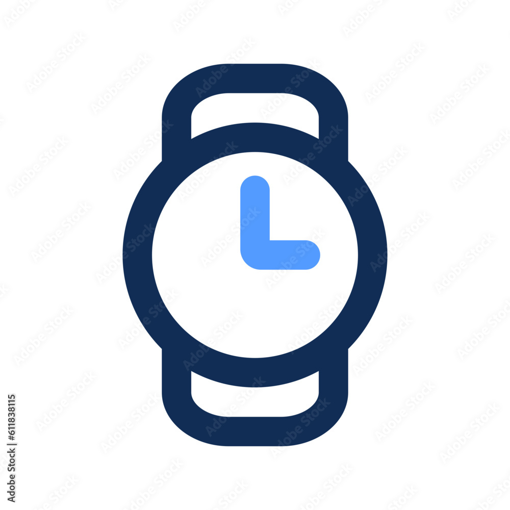 wrist watch outline color icon wrist watch outline color icon