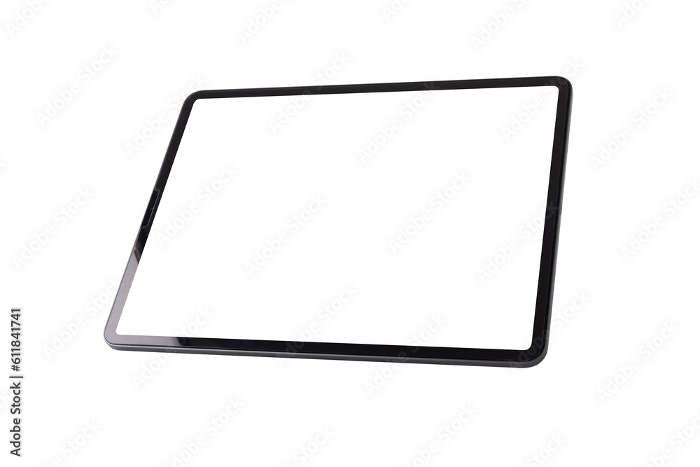 Real Tablet mockup with blank screen, device screen mockup Isolated on white background. Real Tablet mockup with blank screen, device screen mockup Isolated on white background.