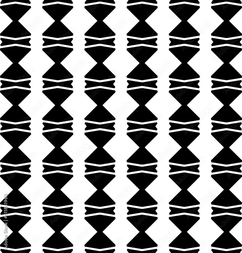 Background with abstract shapes. Black and white texture. Seamless monochrome repeating pattern for decor, fabric, cloth. Background with abstract shapes. Black and white texture. Seamless monochrome repeating pattern for decor, fabric, cloth.